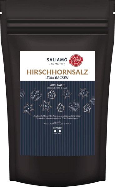 50g Saliamo Hirschhornsalz zum Backen, Backtriebmittel E503